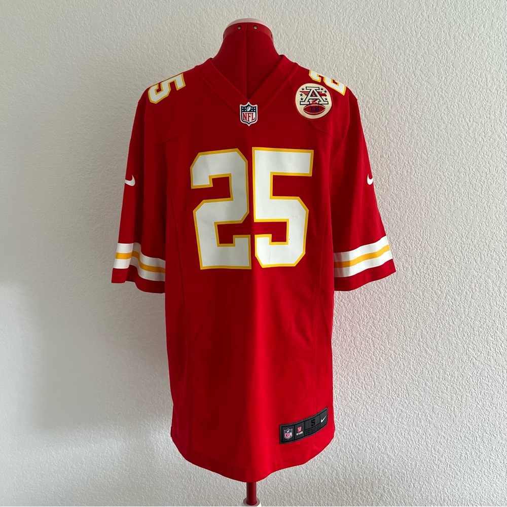Men’s Kansas City Chiefs Nike Jersey AUTOGRAPHED Jamaal Charles #25 Red Home